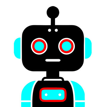 vector illustration of a robot