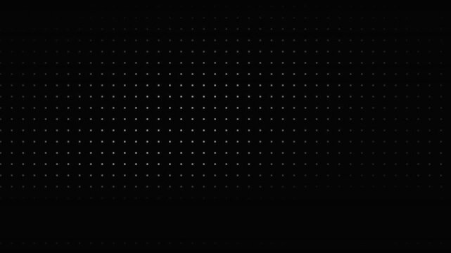 A magnificent digital matrix texture glowing gently within the darkness, featuring organized geometric points creating a futuristic electronic display atmosphere for technology projects
