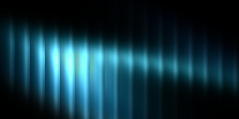 Obraz premium Abstract Blue and Teal Streaks of Light on a Dark Background