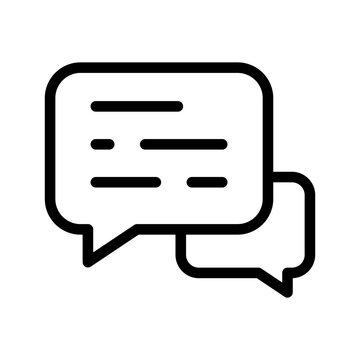 Chat Icon Vector Symbol Design Illustration