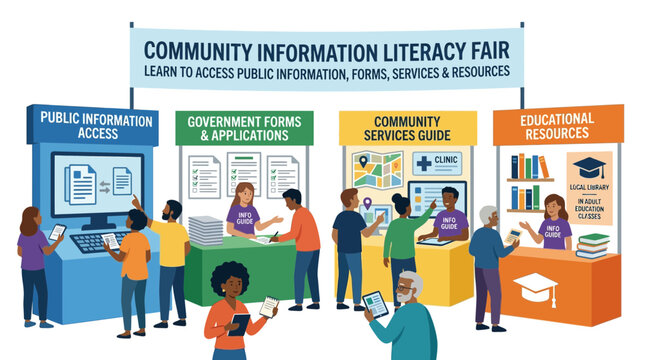 Community Information Literacy Fair: Access Public Info, Forms, Services & Resources