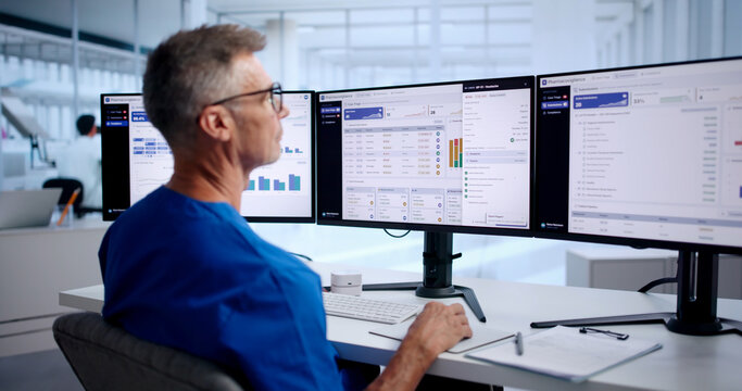 Pharmacovigilance Specialist Carefully Analyzes Drug Safety Data