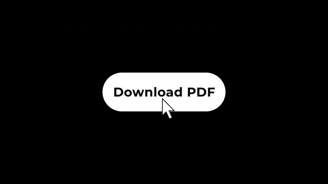 File Download Button Click Interaction With Mouse Pointer On Green Screen