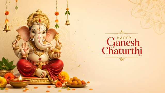 September 14 Ganesh Chaturthi Festival Celebration with Lord Ganesha and Festive Art Day
