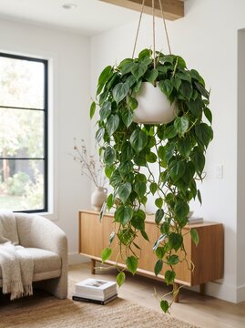 Hanging heartleaf philodendron