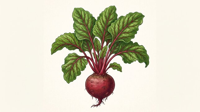 Fresh Beetroot Illustration