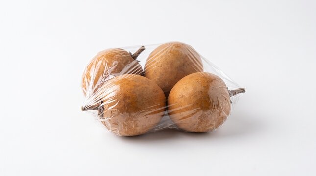 Sapodilla in plastic