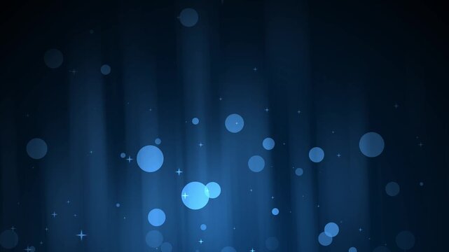 Abstract Bokeh Lights with Sparkling Particles background animation