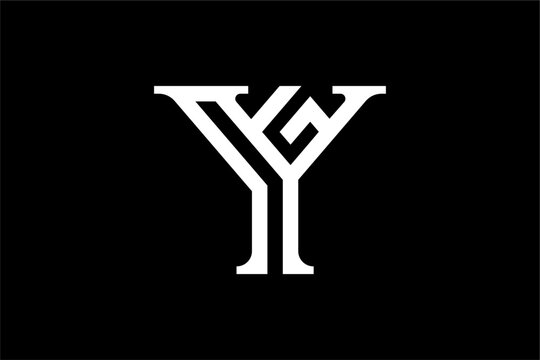 YG Letter Monoline Monogram Logo