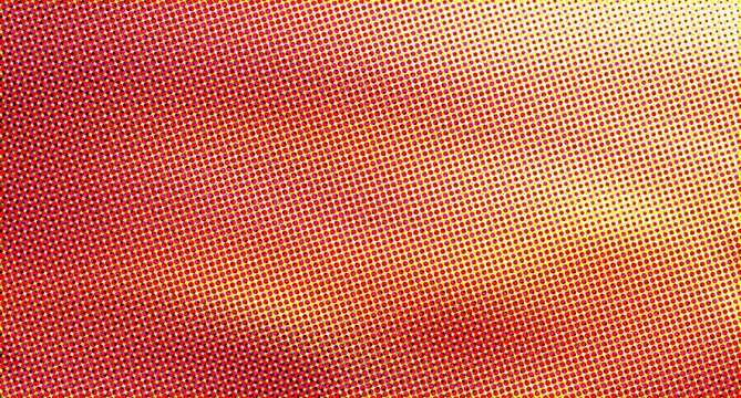 Retro halftone background with orange and red gradient, vintage comic book pattern, pop art texture for graphic design