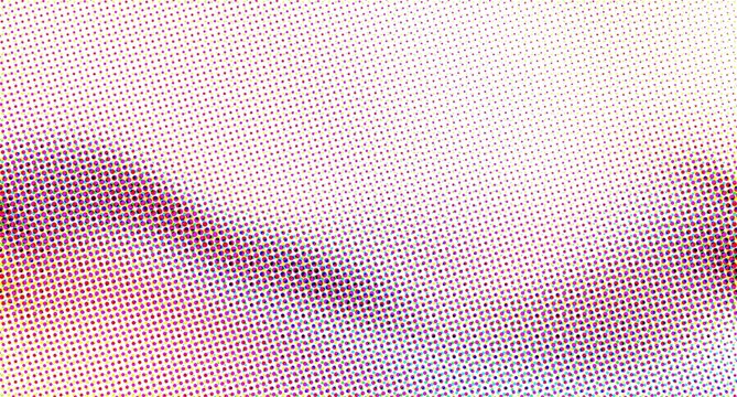 Retro halftone wave background, abstract purple and pink gradient pattern, vintage pop art texture for graphic design