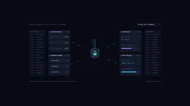 Cybersecurity Dashboard and Continuous Integration Automated Delivery Pipeline Tech Interface