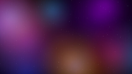 Abstract cosmic space background with vibrant purple and dark blue nebula clouds illustration © AKLIMA