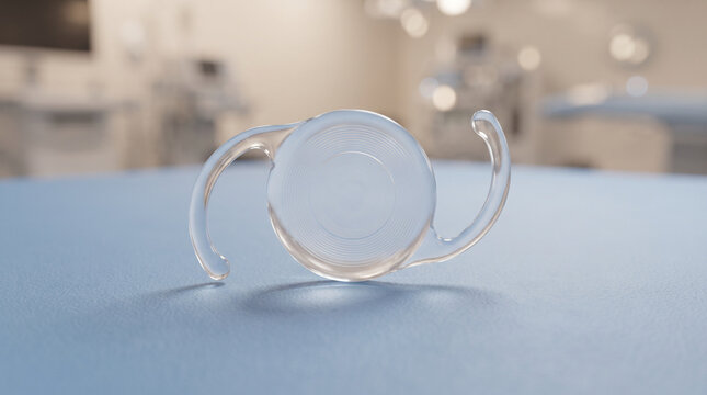 Phacoemulsification lens ophthalmic surgical device medical macro photography specimen