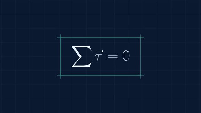Rotational Equilibrium Torque Formula Physics