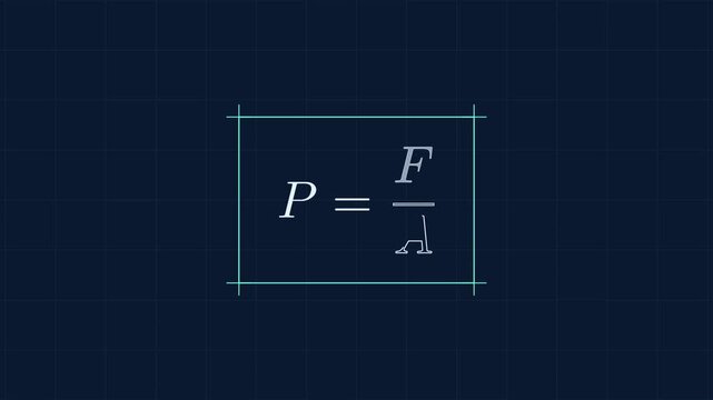 Pressure Formula Force and Area Physics