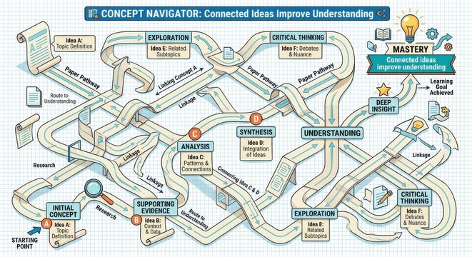 Concept Navigator Diagram: Connected Ideas Improving Understanding and Learning Pathways