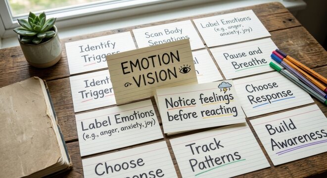 Emotion Vision Cards for Emotional Awareness and Mindfulness