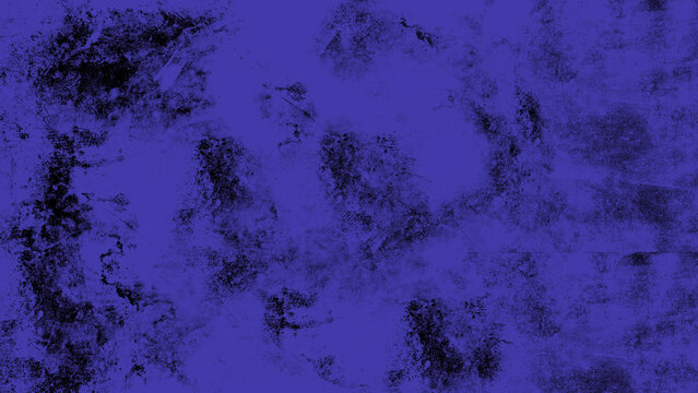 Purple blue grunge texture abstract background, dark mottled wall pattern with rough stain and distressed surface