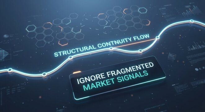 Financial Data Analysis with Hexagonal Grid Fragments and Flow Chart