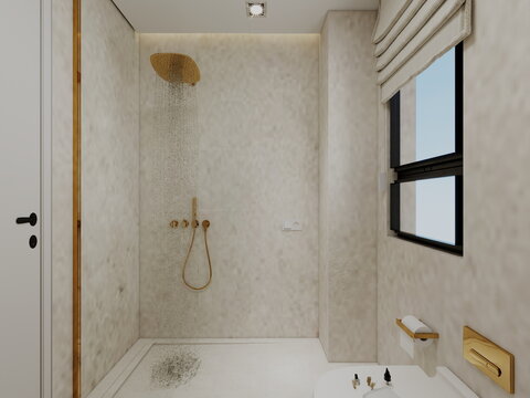 ba&ntilde;o moderno de casa de lujo y de dise&ntilde;o 