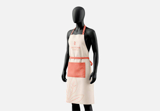 Apron Mockup on Mannequin