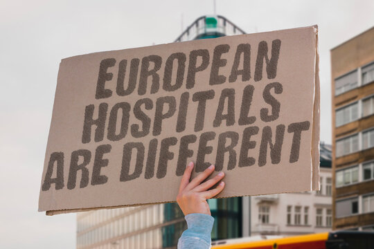 "European hospitals are different" Non-profit healthcare systems function elsewhere globally. EUROPEAN. HOSPITALS. NONPROFIT. DIFFERENT. FUNCTION.