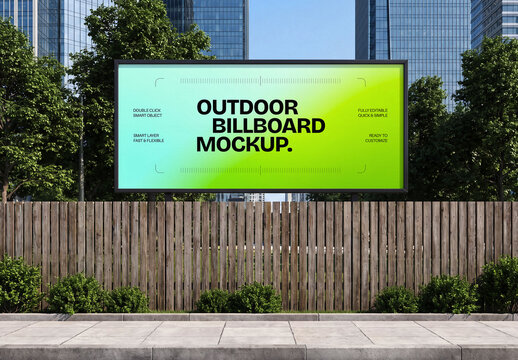 Outdoor Billboard Mockup