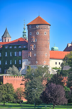 Wawel Royal Castle Sandomierz Tower Historical Architecture in Krakow Poland