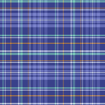 Purple and white with little green colour  plaid fabric print pattern 