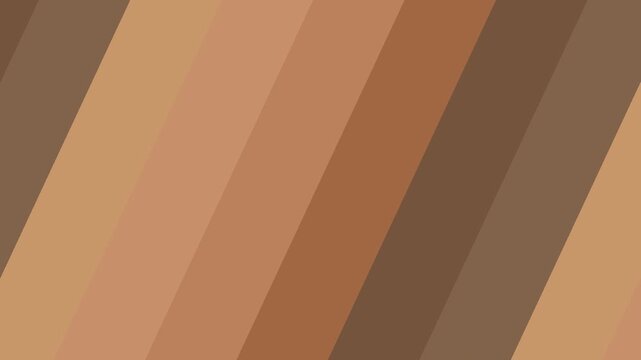 Abstract background with diagonal brown and beige color gradient stripes