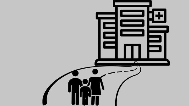 vector illustration of a factory