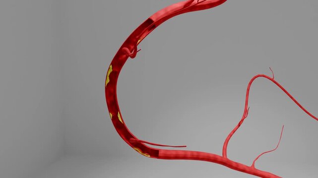 3D medical animation of atherosclerosis