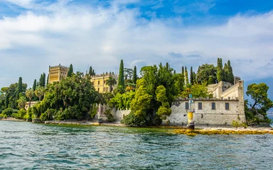 Isola del Garda: Märchenhafte Villa Garden am Gardasee in Italien, Europa © Baber