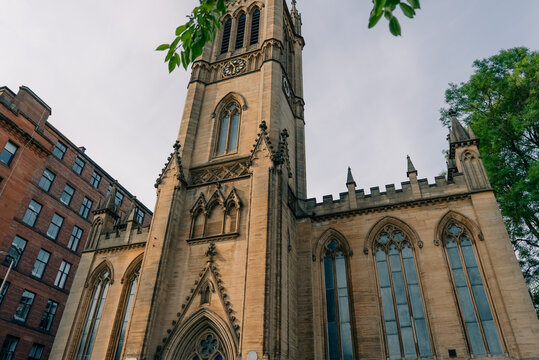 The Ramshorn, formerly St David&rsquo;s Parish Church, a historic church and landmark in the Merchant City district of Glasgow, Scotland - 27 August 2026.