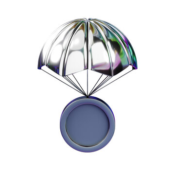 3d icon crypto airdrop