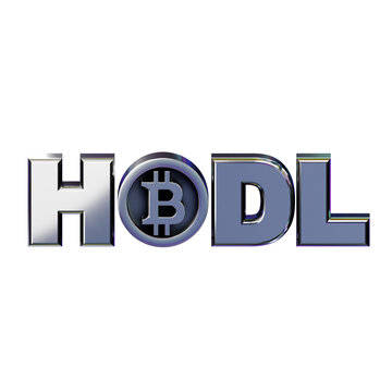 3d icon hodl cryptocurrency