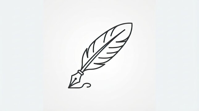 feather and ink