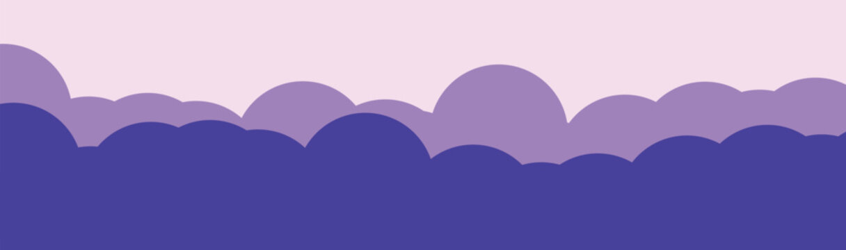 Soft pastel cloud gradient background isolated on white background