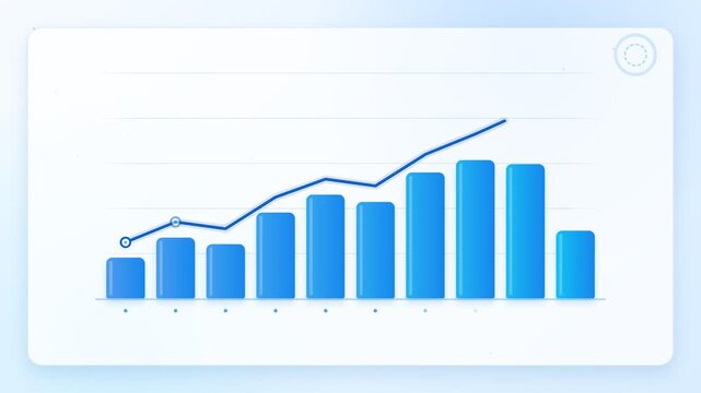 infographic elements, animated bar chart, pie chart, timeline, business analytics, data visualization, abstract video, infographic symbols, financial data, statistics, business insights, digital.