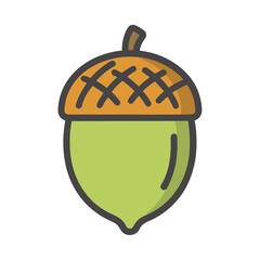Illustration of an acorn © trio