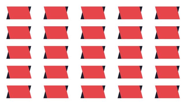 Small coral red rectangle tiles are arranged in neat repeating rows forming a textured geometric background pattern for creative design projects today