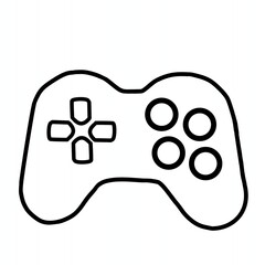 Hand-drawn game controller vector icons  © Durrratul