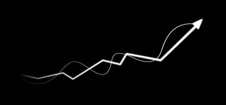 Arrows animation on transparent background, alpha channel, Arrow animation, Animated arrow