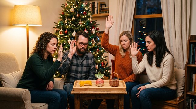 A quiet vote chooses the strangest tree ornament