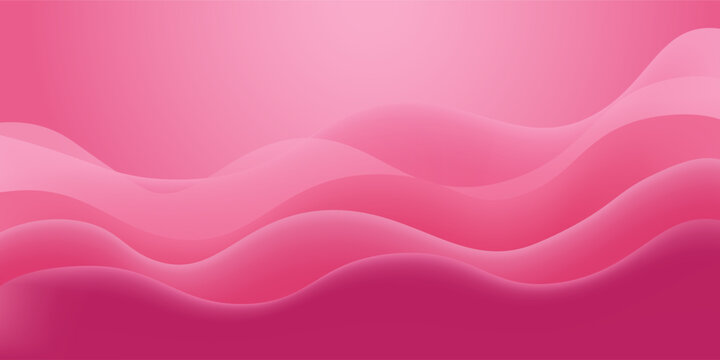 modern abstract background with gradient pink  wavy shapes , for poster. banner, web design, header, cover, billboard, brochure, social media, vector