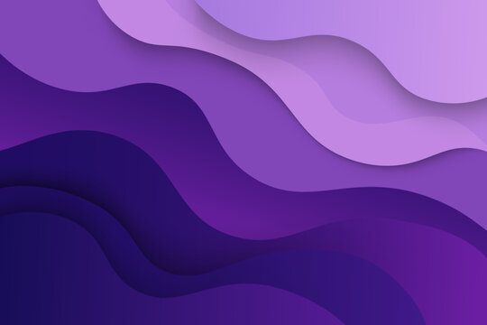 modern abstract background with gradient purple wavy shapes , for poster. banner, web design, header, cover, billboard, brochure, social media, landing page,  vector