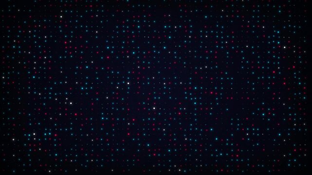 Cosmic Night Sky with Sparkling Stars and Nebula.
