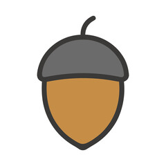 Simple Acorn Icon © wildan