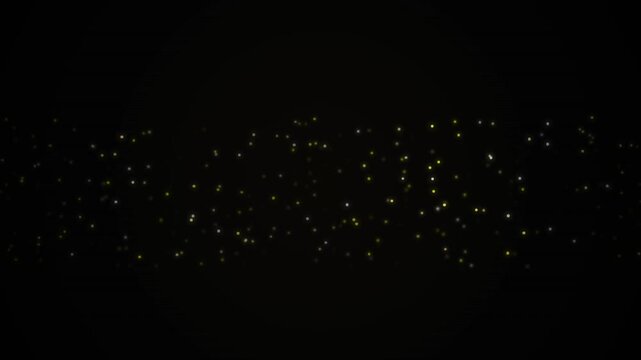 City Skyline Night Lightscape with Stars.